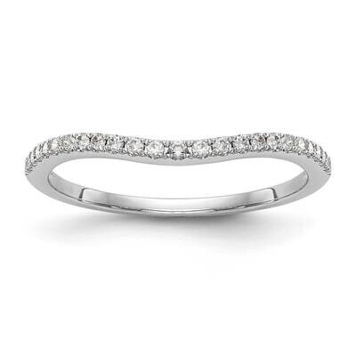 Contoured Wedding Band Ring Mounting 14k White Gold RM2126B-015-CWAA, MPN: RM2126B-015-CWAA,