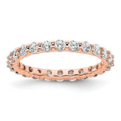 Polished Shared Prong 1 Carat Diamond Complete Eternity Band 14k Rose Gold ET0001-100-5R4, MPN: ET0…
