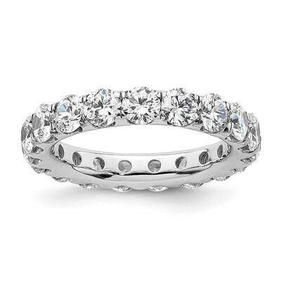 Polished U-Shared Prong 3 Carat Diamond Complete Eternity Band 14k White Gold ET0005-300-6W4, MPN: …