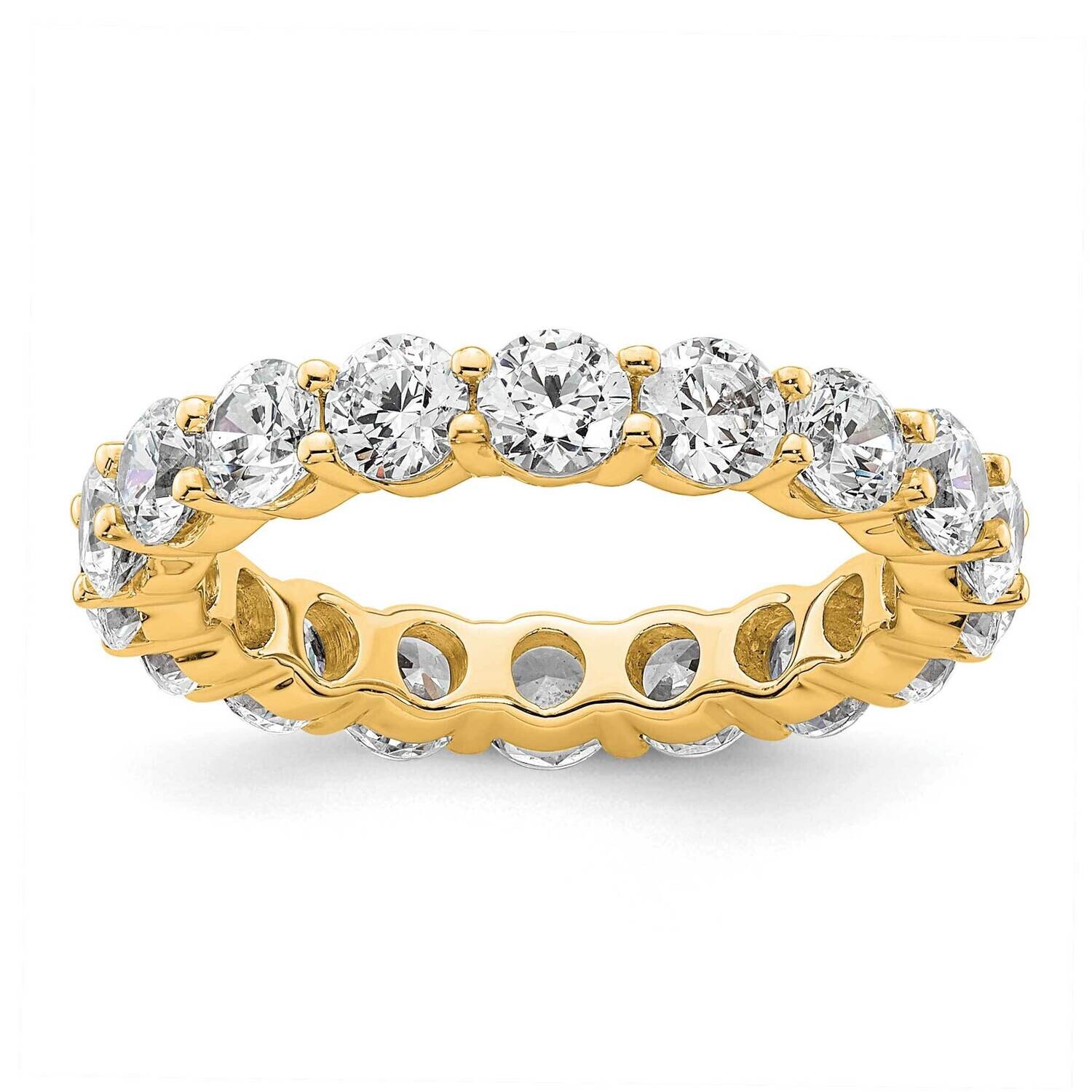 Shared Prong 3 Carat Diamond Complete Eternity Band 14k Polished Gold ET0001-300-6Y4, MPN: ET0001-3…