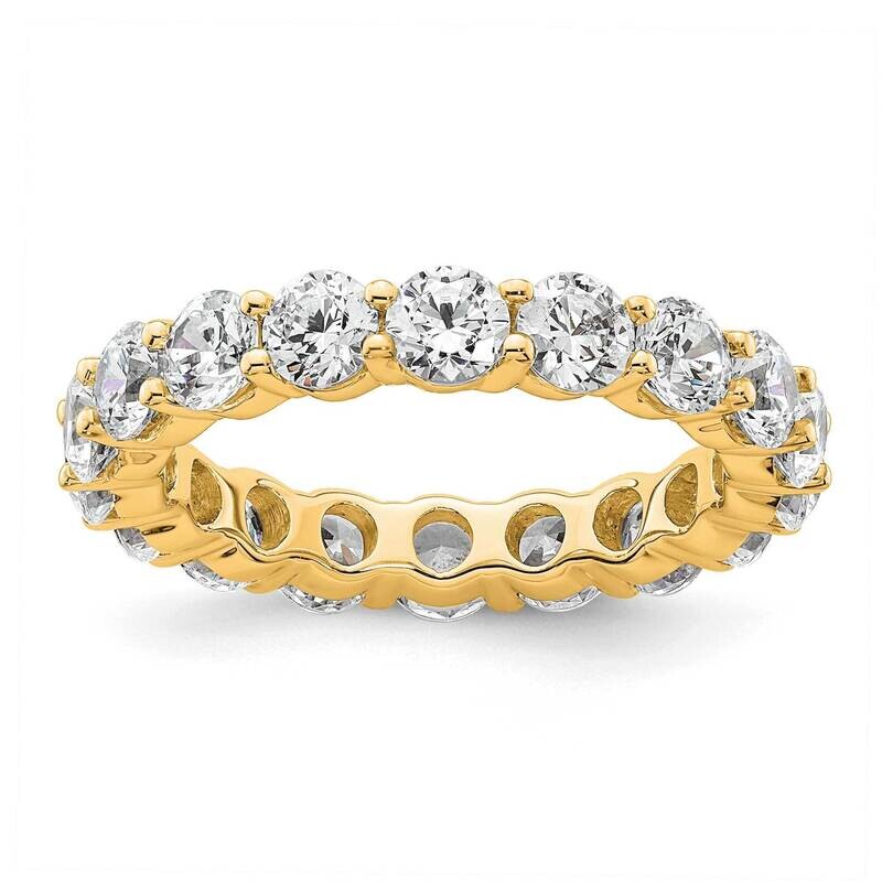 Shared Prong 3 Carat Diamond Complete Eternity Band 14k Polished Gold ET0001-300-6Y4