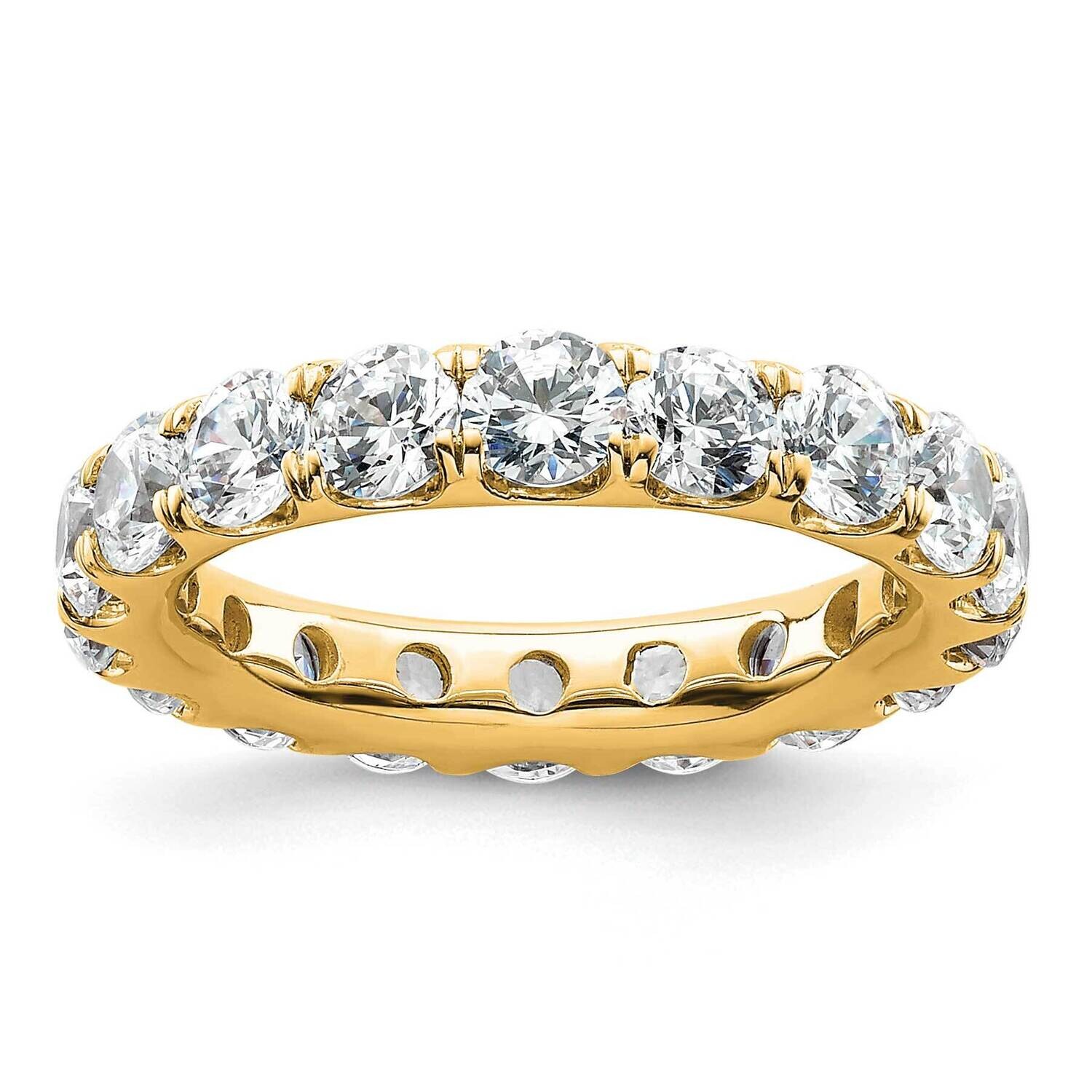U-Shared Prong 3 Carat Diamond Complete Eternity Band 14k Polished Gold ET0005-300-5Y4, MPN: ET0005…