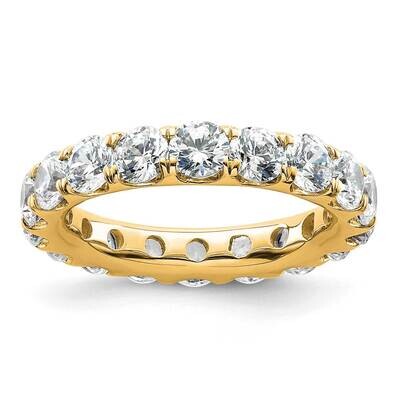 U-Shared Prong 3 Carat Diamond Complete Eternity Band 14k Polished Gold ET0005-300-5Y4, MPN: ET0005…