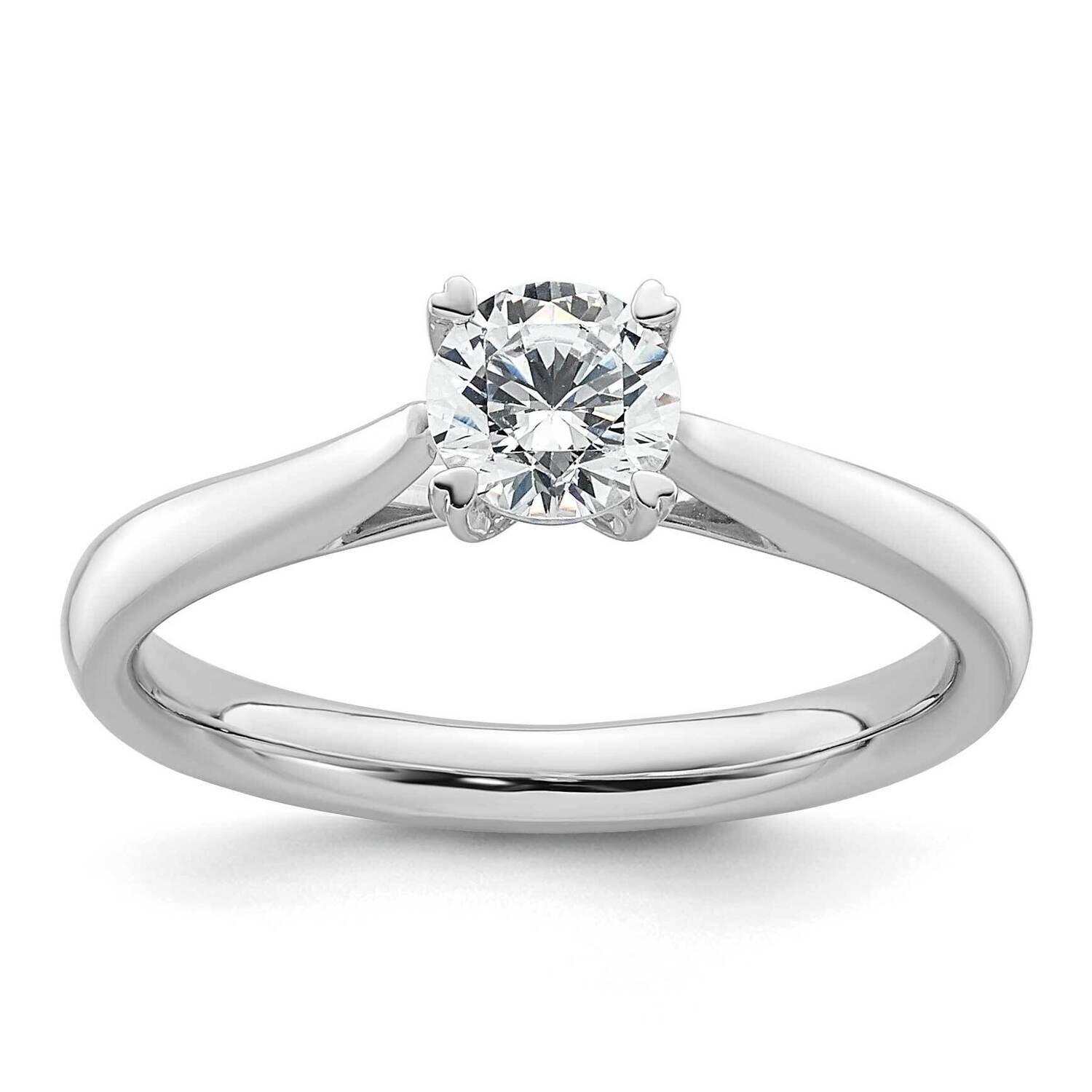 Diamond Solitaire Complete Engagement Ring 14k White Gold RM1930E-050-WAA, MPN: RM1930E-050-WAA, 88…
