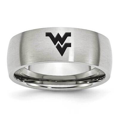 Logoart West Virginia University Laser Etch Ring Stainless Steel SR18WVUA, MPN: SR18WVUA, 191101034…