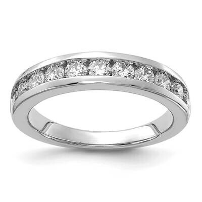Diamond Si1/Si2 G H I 11-Stone Channel Band 14k White Gold RM4395B-100-WAA, MPN: RM4395B-100-WAA, 8…