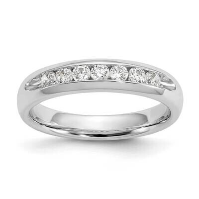 7-Stone Holds 7-2.3mm Round Channel Band Ring Mounting 14k White Gold RM3304B-035-WAA, MPN: RM3304B…