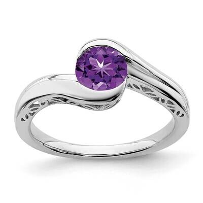 Amethyst Bypass Ring 14k White Gold RM7164-AM-W, MPN: RM7164-AM-W, 191101821028