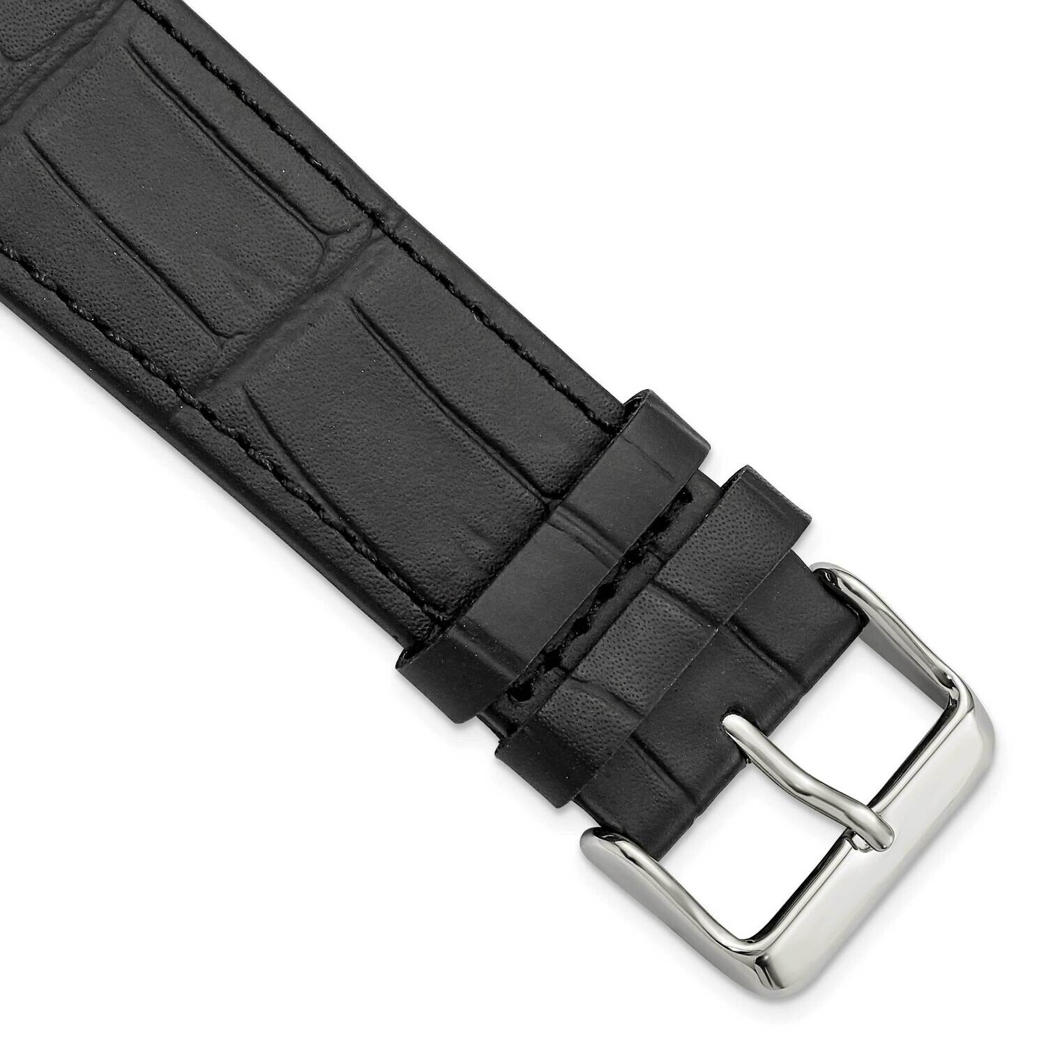 Gilden For Apple 42/44mm Black Gator Grain Calfskin Watch Band BA549-42 by Men&#39;s Jewelry and Access…