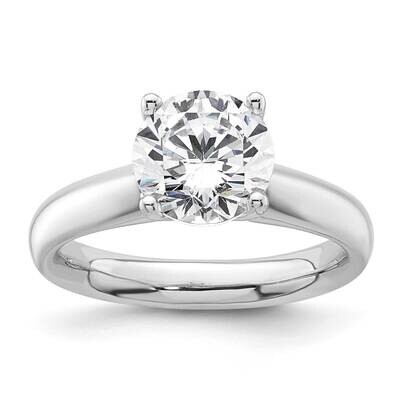 2 Carat 8.20 mm 4-Prong Round Solitaire Engagement Ring Mounting 14k White Gold RM1933E-200-CWAA, M…