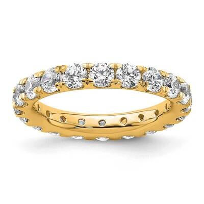 U-Shared Prong 2 Carat Diamond Complete Eternity Band 14k Polished Gold ET0005-200-5Y4, MPN: ET0005…
