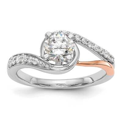 Diamond Semi-Mount Peg Set By-Pass Eng Ring 14k Two-Tone Gold RM2452E-020-RWAA, MPN: RM2452E-020-RW…