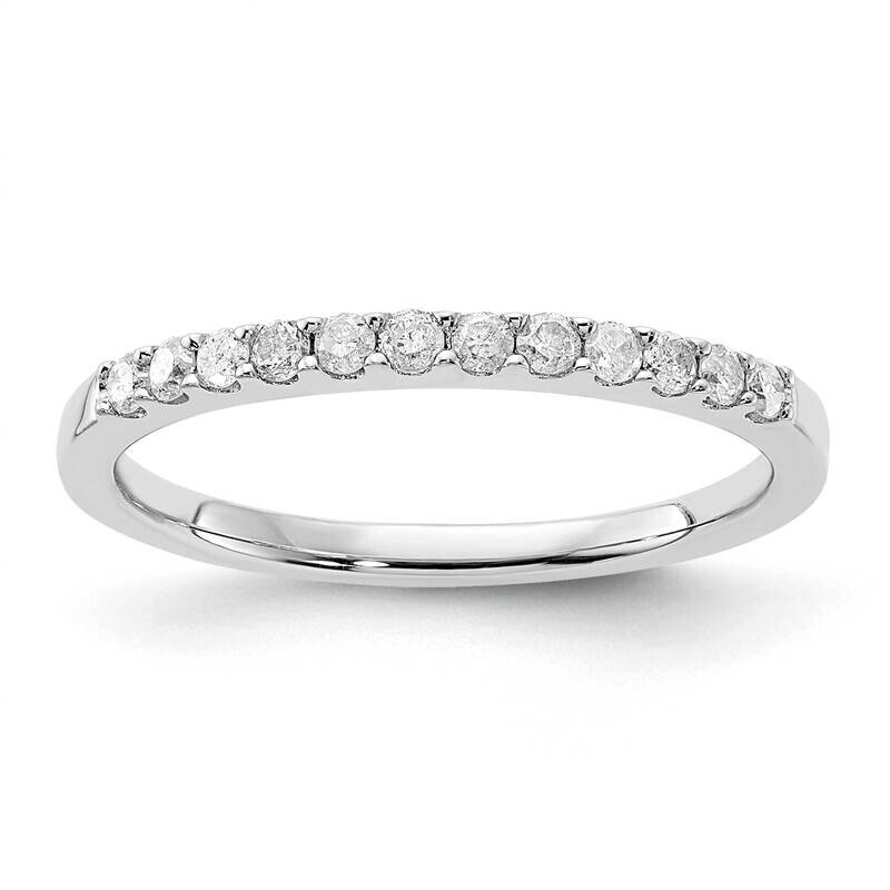 Diamond Wedding Band Sterling Silver RDB2656W-SSBB