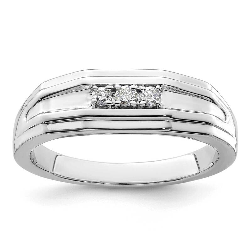 Diamond Men's Ring 14k White Gold RM9638-015-WAA