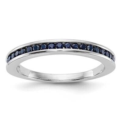 Sapphire Band 10k White Gold RM3453B-SA-1W, MPN: RM3453B-SA-1W,