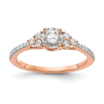 Diamond Complete Engagement Ring 14k Rose Gold RM6003E-025-RAA, MPN: RM6003E-025-RAA, 883957322407