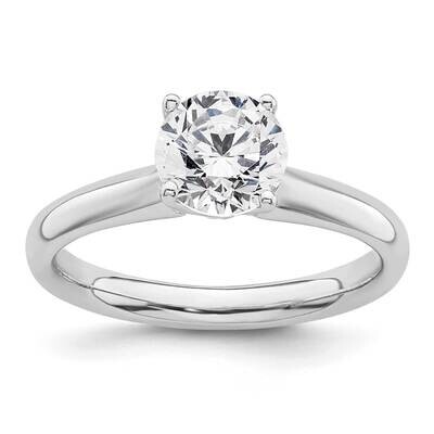 1.25 Carat 7.00 mm 4-Prong Round Solitaire Engagement Ring Mounting 14k White Gold RM1933E-125-CWAA…