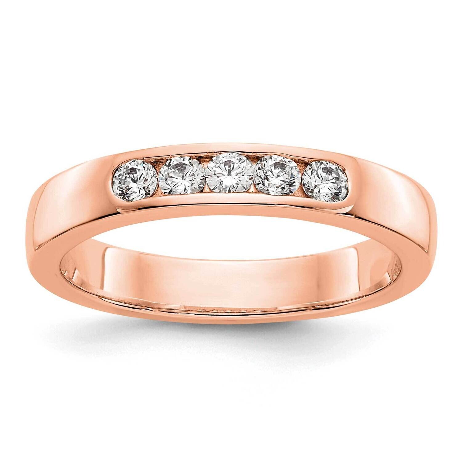 5-2.4mm Stone Channel Band Ring Mounting Closed 14k Rose Gold RM3275B-026-RAA, MPN: RM3275B-026-RAA,