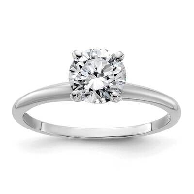 1Ct. G H I True Light Round Moissanite Solitaire Ring 14k White Gold WGSH15-12MT, MPN: WGSH15-12MT,…