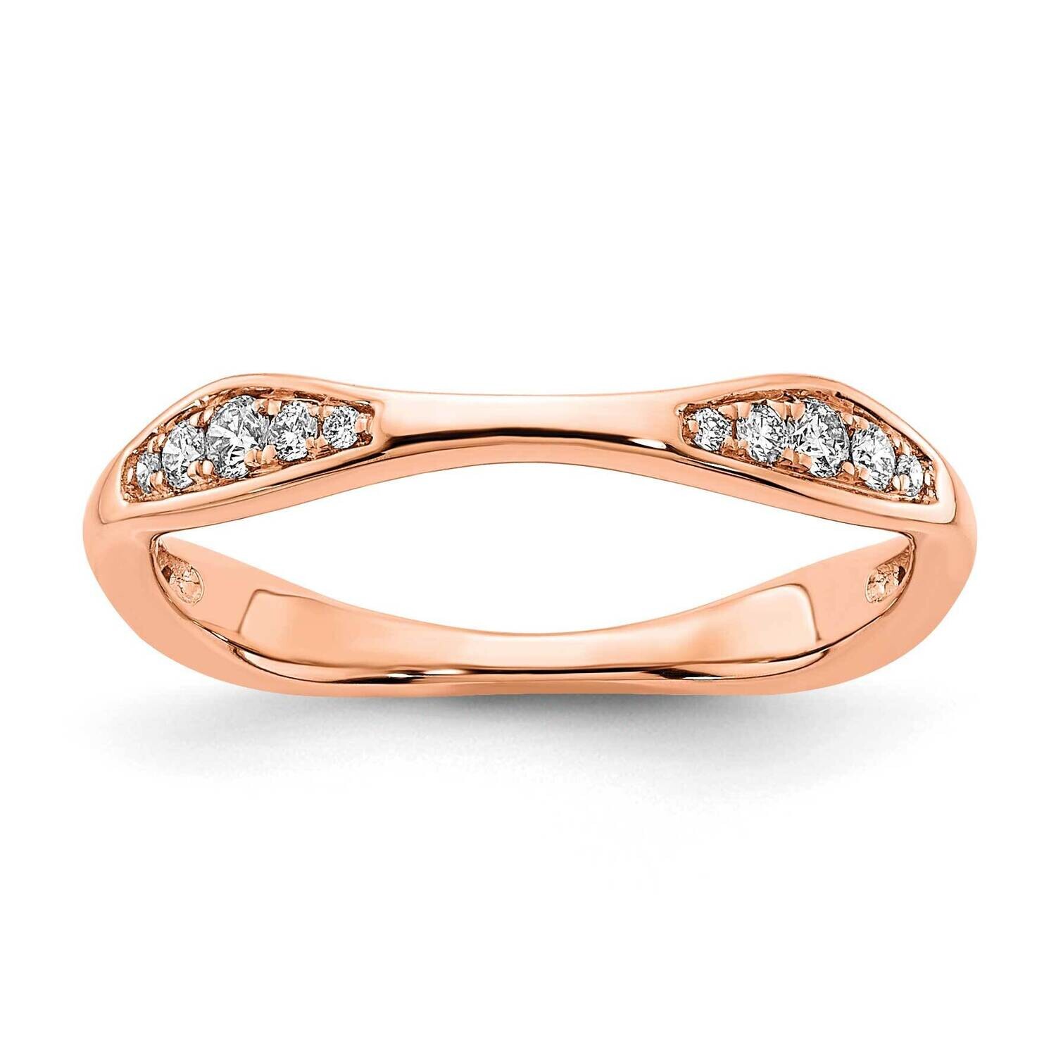 Diamond Wedding Band 14k Rose Gold RM5902B-013-4RAA-TH, MPN: RM5902B-013-4RAA-TH,