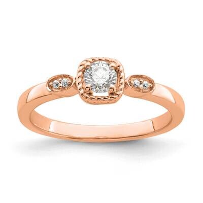 First Promise Diamond Rope Edge Comp Ring 14k Rose Gold RM7787E-025-RAA, MPN: RM7787E-025-RAA, 8839…