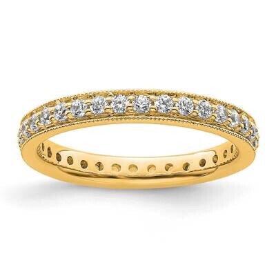 Vintage 1/2 Carat Diamond Complete Eternity Band 14k Polished Gold ET0002-050-5Y4, MPN: ET0002-050-…