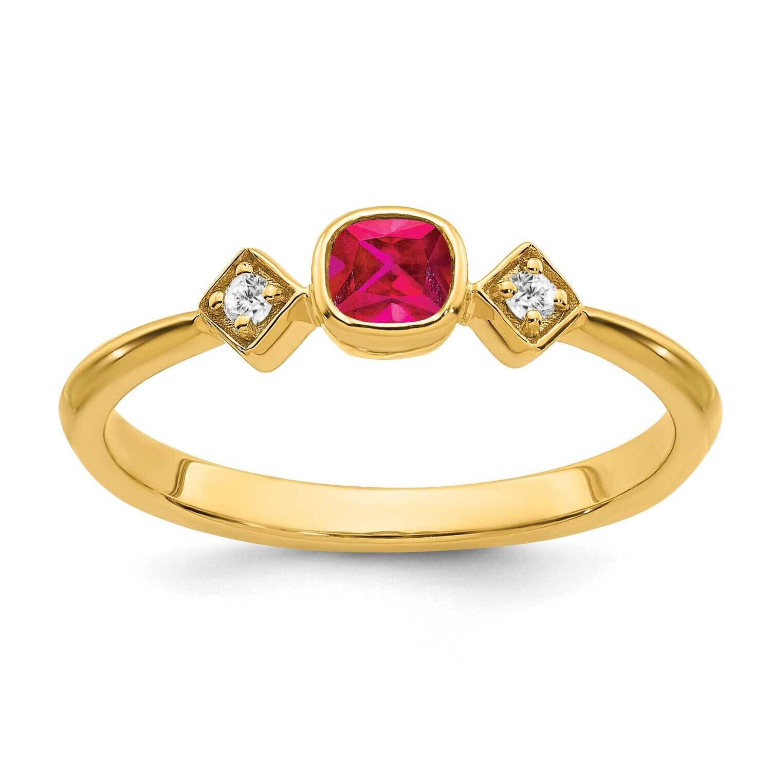 Ruby Diamond Ring 14k Gold RM7233-RU-004-YA