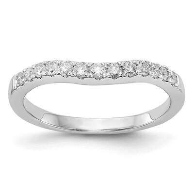 Contoured Wedding Band Ring Mounting 14k White Gold RM3040B-033-CWAA, MPN: RM3040B-033-CWAA,