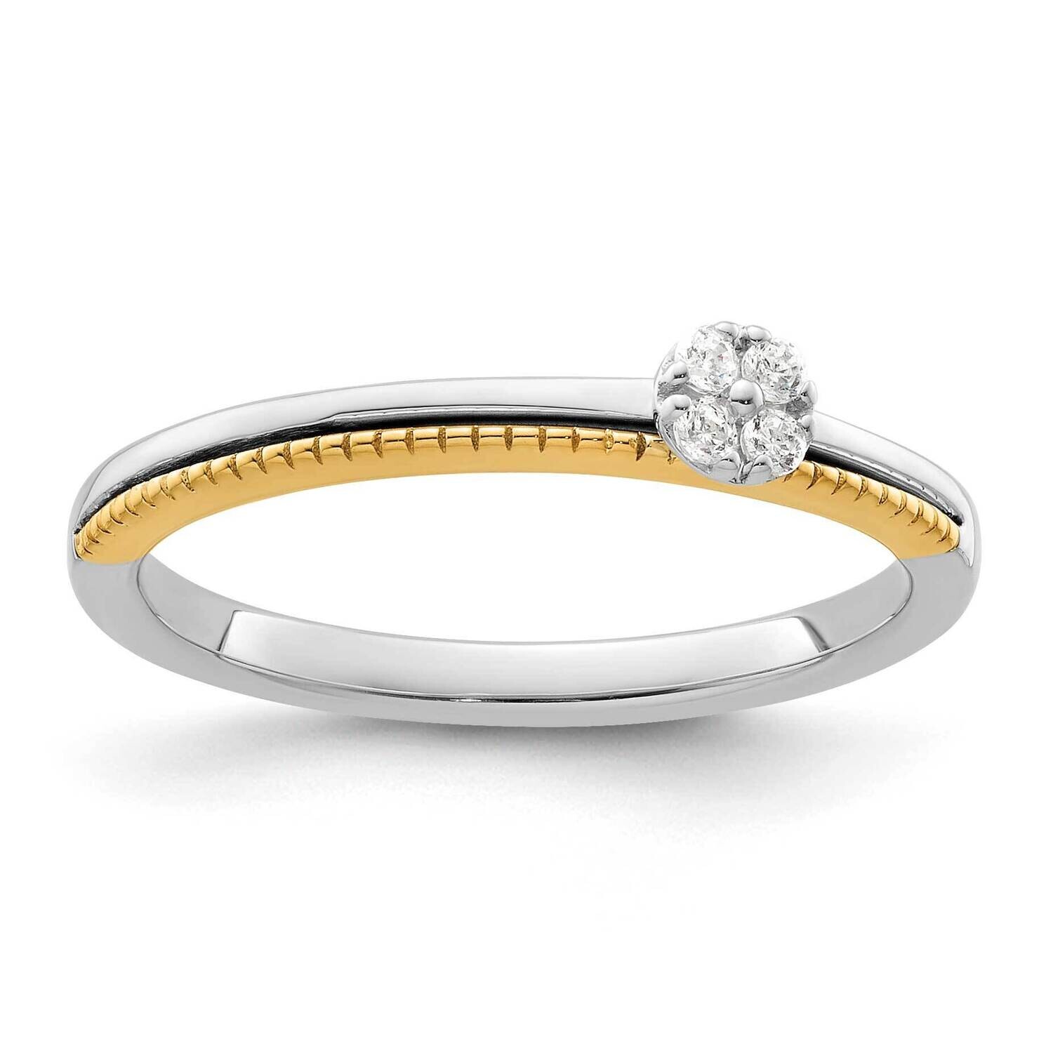 Diamond Two Promises Comp Promise/BRing 14k Two-Tone Gold RM9214B-005-WYAA