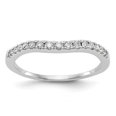 Contoured Wedding Band Ring Mounting 14k White Gold RM3040B-023-CWAA, MPN: RM3040B-023-CWAA,