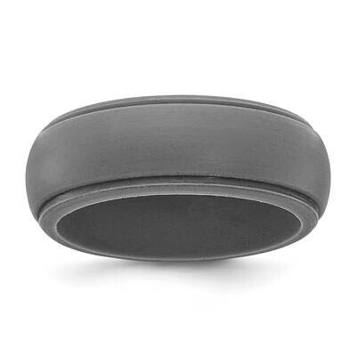 Silicone Dark Grey 8mm Ridged Edge BSize 9 SL103-GY, MPN: SL103-GY, 196904171899