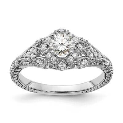Diamond Complete Engagement Ring 14k White Gold RM6030E-040-WAA, MPN: RM6030E-040-WAA, 883957322421