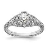 Diamond Complete Engagement Ring 14k White Gold RM6030E-040-WAA, MPN: RM6030E-040-WAA, 883957322421