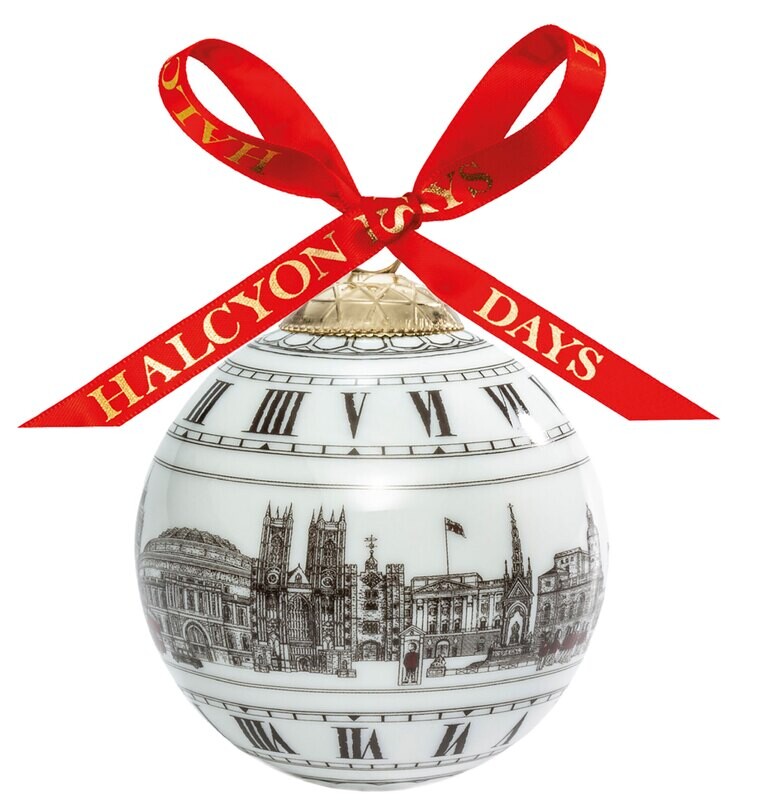 Halcyon Days The London Icons Bauble Ornament BCLON03XBN