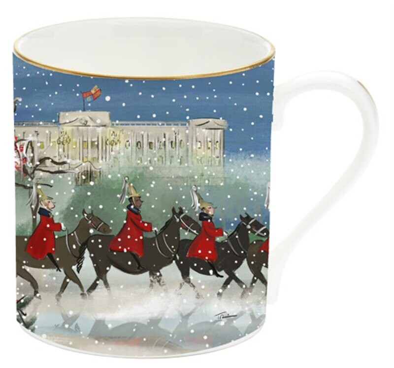 Halcyon Days TR Life Guards in the Snow Mug Blue BCTLS10MGG