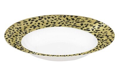 Halcyon Days TR Leopard 9 Inch Rim Soup BCTRA01RSG, MPN: BCTRA01RSG, 5056327813491
