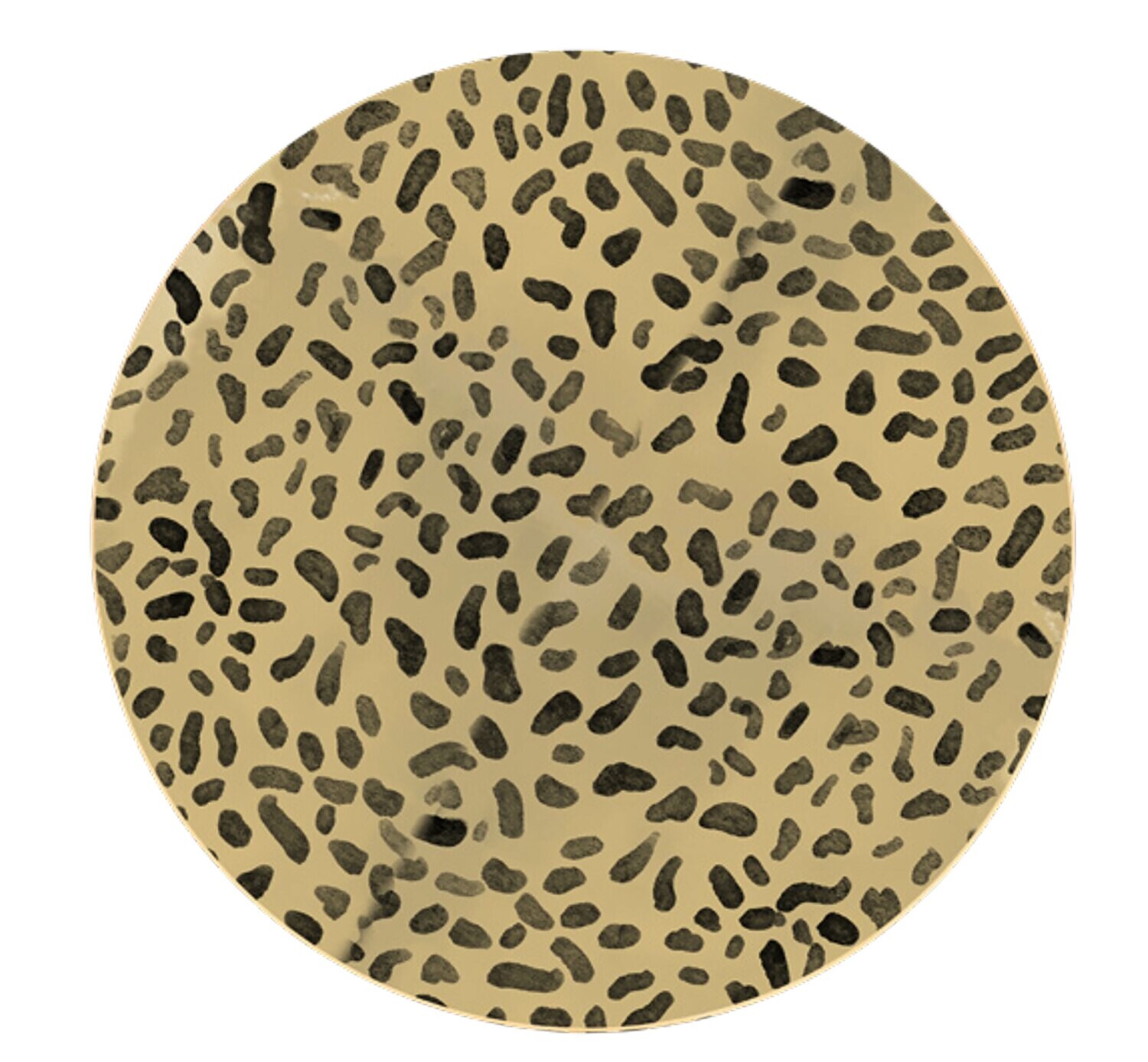 Halcyon Days TR Leopard 8 Inch Coupe Plate BCTRA018CG, MPN: BCTRA018CG, 5056327813507