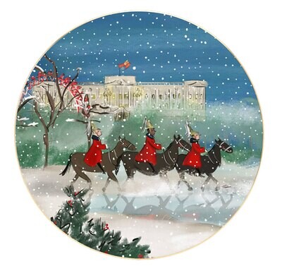 Halcyon Days TR Life Guards in the Snow 10 Inch Coupe Plate BCTLS1010CG, MPN: BCTLS1010CG, 50563278…
