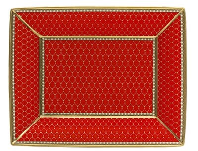 Halcyon Days GC Antler Trellis Red Trinket Tray BCGAT06TTG, MPN: BCGAT06TTG, 5060171154303