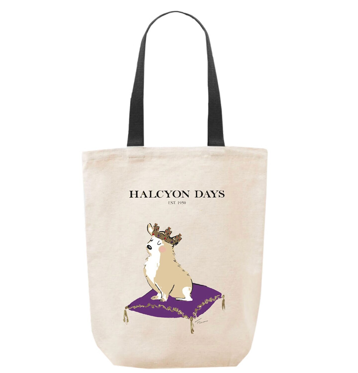 Halcyon Days TR Corgi Tote Bag SATRC03TOTE, MPN: SATRC03TOTE, 5056327808442