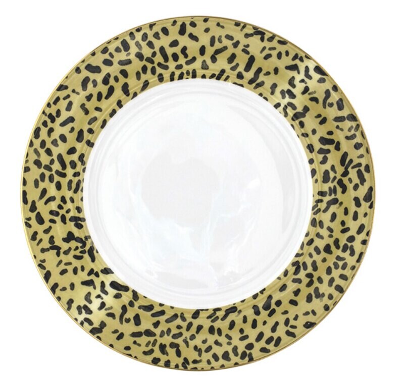 Halcyon Days TR Leopard 10 Inch Plate BCTRA01DPG
