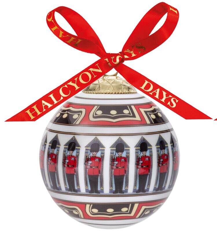 Halcyon Days Sentry Box with Guard 3 Inch Bauble Ornament BCSBG01XBN