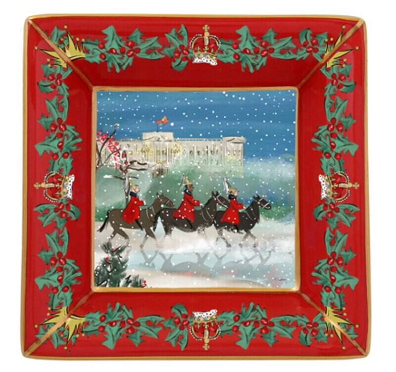 Halcyon Days TR Life Guards in the Snow Square Tray BCTLS10STG