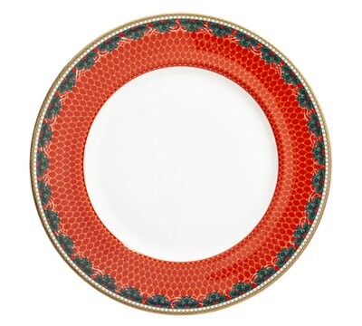Halcyon Days GC Antler Trellis Red &amp; Stag 8 Inch Plate BCGAS068PG, MPN: BCGAS068PG, 5056327813514