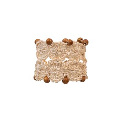 Juliska Macrame Whitewash Napkin Ring LR74/10, MPN: LR74/10, 810090269757