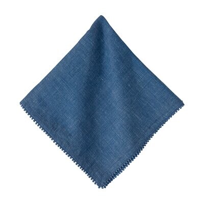 Juliska Berry Trim Navy Napkin LB92/46, MPN: LB92/46, 810090269696