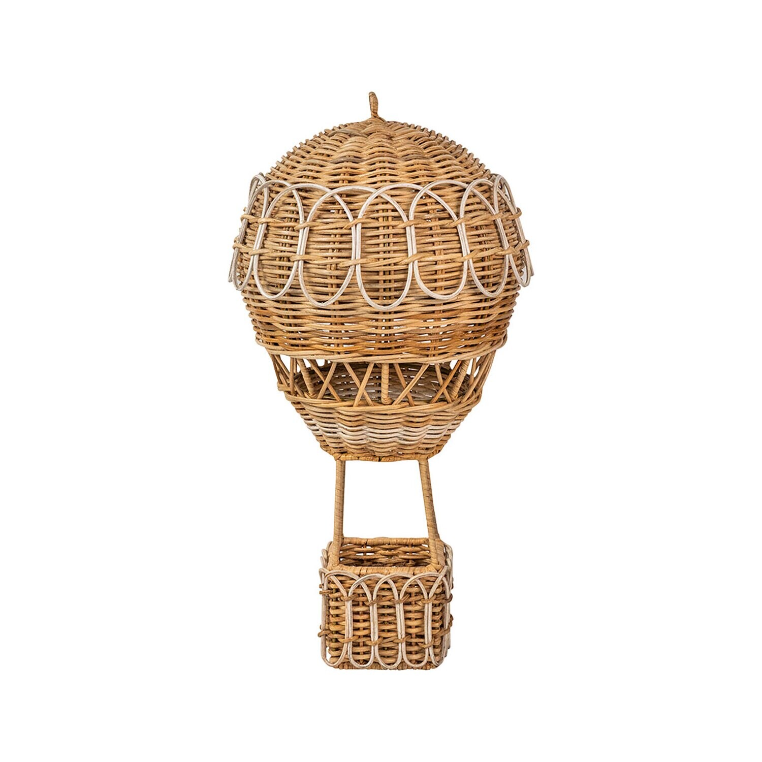 Juliska Provence Rattan Whitewash Medium Hot Air Balloon RT21/10, MPN: RT21/10, 810090267098