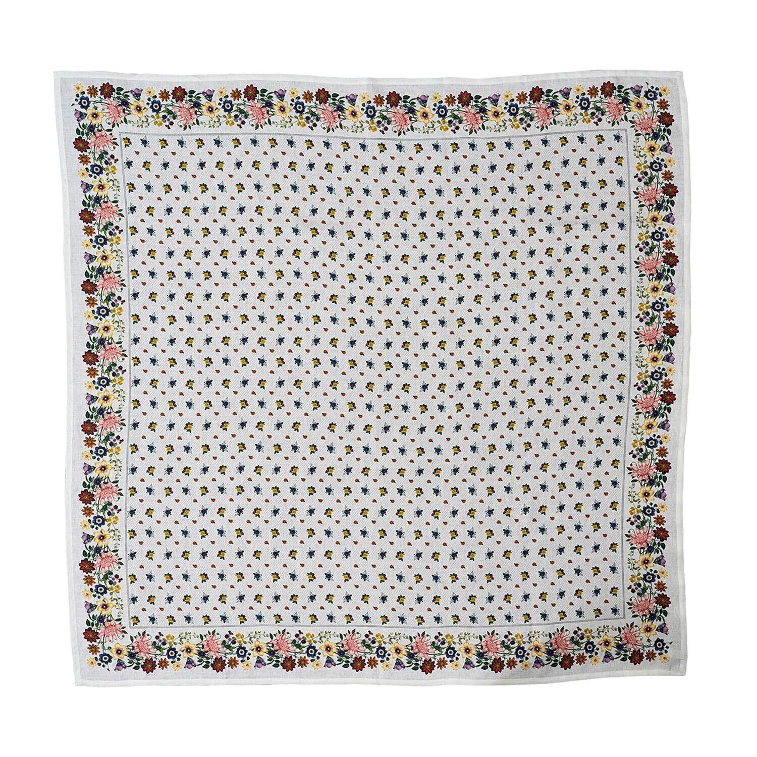 Juliska Mirabelle Multi Linen 54 Inch Square Tablecloth TC03/10, MPN: TC03/10, 810113170435