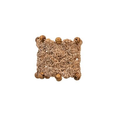 Juliska Macrame Natural Napkin Ring LR74/38, MPN: LR74/38, 810090269733