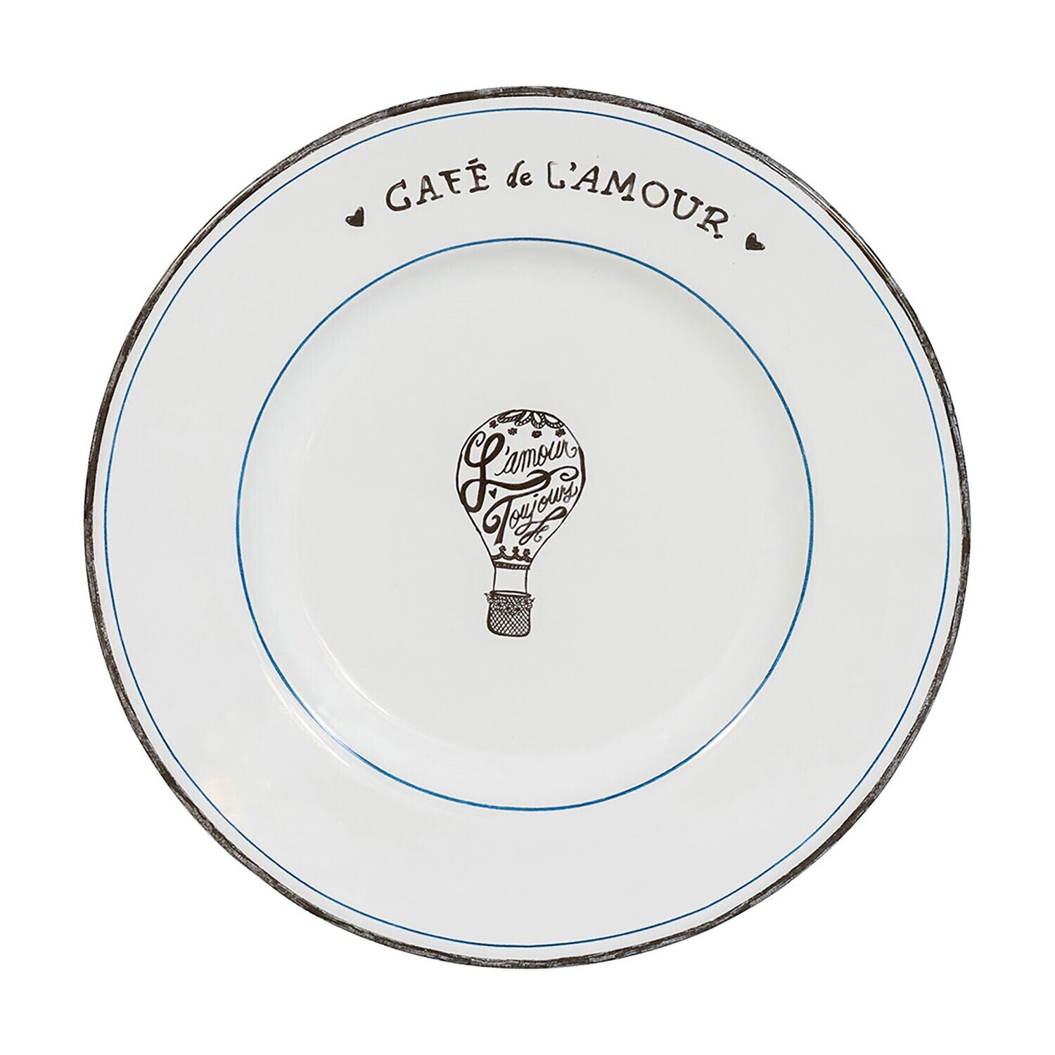 Juliska L&#39;Amour Toujours Dessert Salad Plates Assorted Set of 4 LT63SET/10, MPN: LT63SET/10, 810090…